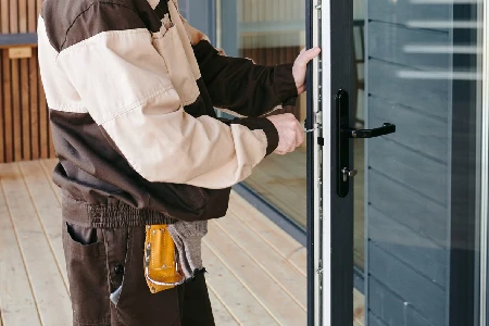 Cleaning And Polishing Glass Door Installation in Iona, FL